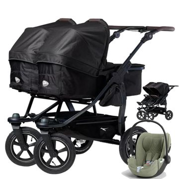TFK DUO 2 COMBI wózek 3w1 z 2 fotelikami CYBEX CLOUD T i-Size