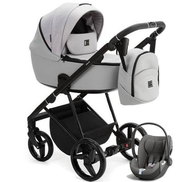 Adamex BLANC LUX wózek 3w1 + Cybex CLOUD T i-Size