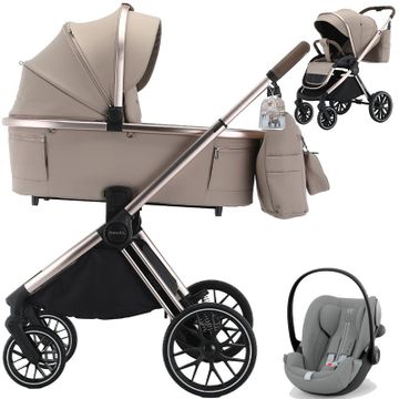 Adamex SPARK wózek 3w1 + fotelik Cybex CLOUD G3 i-Size