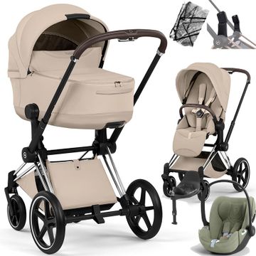 Cybex PRIAM 5.0 STYLE wózek 4w1 + Cybex CLOUD T i-Size + BAZA T