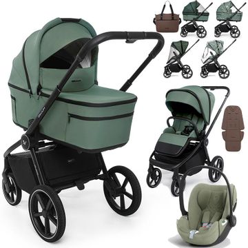 Muuvo FOLD wózek 3w1 + fotelik Cybex CLOUD T i-Size