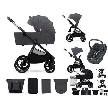 Kinderkraft NEA 2 wózek 3w1 | fotelik Maxi Cosi CORAL 360