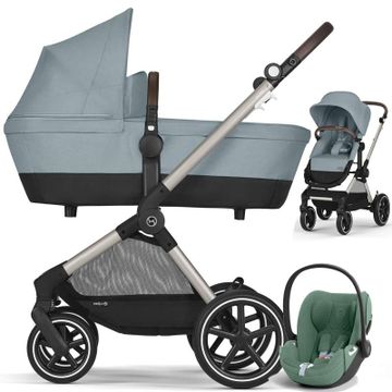 Cybex EOS LUX 2in1 wózek 3w1 + fotelik Cybex CLOUD T i-Size