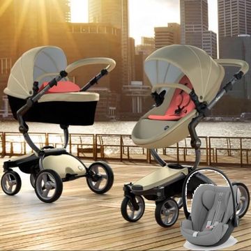MIMA XARI 4G CHAMPAGNE wózek 3w1 z fotelikiem CYBEX CLOUD T i-Size