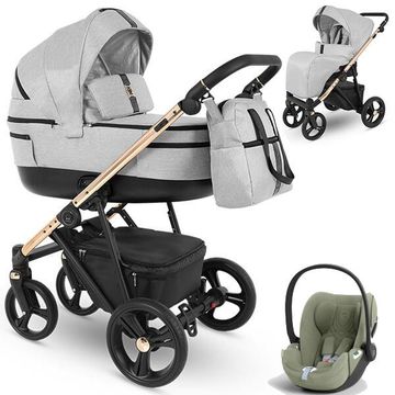 Camarelo BELAGIO wózek 3w1 z fotelikiem Cybex CLOUD T i-Size
