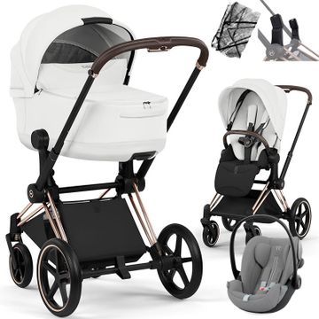 Cybex PRIAM 5.0 STYLE wózek 3w1 + fotelik Cybex CLOUD G i-Size
