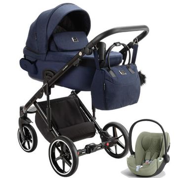Adamex LUMI AIR LUX wózek 3w1 z fotelikiem Cybex CLOUD T i-Size
