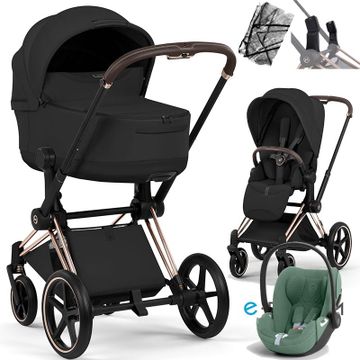 Cybex e-PRIAM 5.0 STYLE wózek 3w1 + fotelik Cybex CLOUD T i-Size