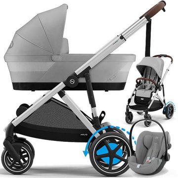 CYBEX E-GAZELLE S wózek 3w1 + fotelik Cybex CLOUD G i-Size