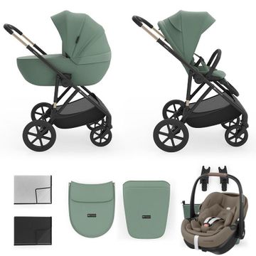 Kinderkraft PRIME 2 wózek 3w1 z fotelikiem Maxi Cosi PEBBLE 360 PRO 2