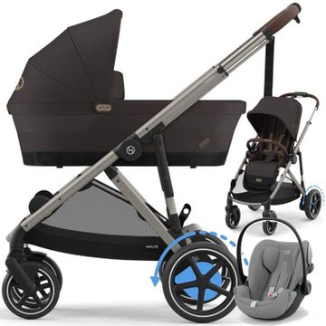 CYBEX E-GAZELLE S wózek 3w1 + fotelik Cybex CLOUD G i-Size