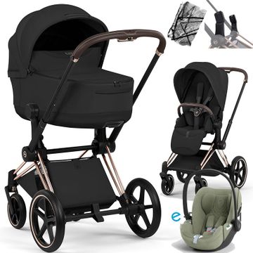 Cybex e-PRIAM 5.0 STYLE wózek 3w1 + fotelik Cybex CLOUD T i-Size