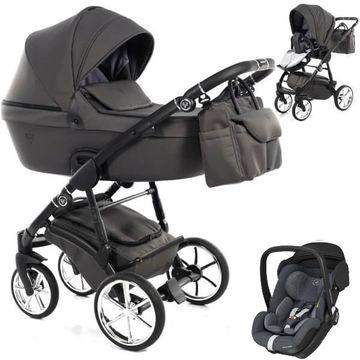 JUNAMA TERMO LINE TEX wózek 3w1 z fotelikiem MAXI COSI MARBLE