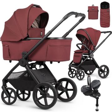 Venicci UPLINE 3 wózek 4w1 + Maxi Cosi PEBBLE 360 PRO 2 + baza FAMILYFIX 360 Pro