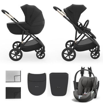 Kinderkraft PRIME 2 wózek 3w1 z fotelikiem Cybex CLOUD T i-Size