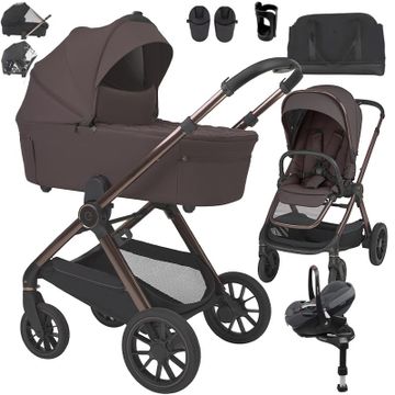 Espiro CODE wózek 4w1 + fotelik Maxi Cosi PEBBLE 360 PRO 2 + baza