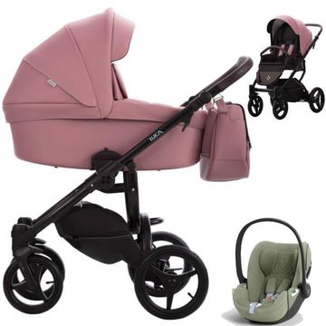 BEBETTO LUCA PRO wózek 3w1 z fotelikiem CYBEX CLOUD T i-Size