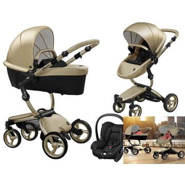 Mima Xari 4G Champagne wózek 3w1 + Maxi Cosi Citi - BoboWózki MIMA XARI 4G CHAMPAGNE wózek 3w1 z fotelikiem MAXI COSI CITI