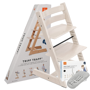 STOKKE TRIPP TRAPP krzesełko do karmienia + Newborn Set