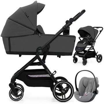 Kinderkraft YOXI wózek 3w1 + fotelik Cybex CLOUD G i-Size - BoboWózki Kinderkraft YOXI wózek 3w1 z fotelikiem Cybex CLOUD G i-Size