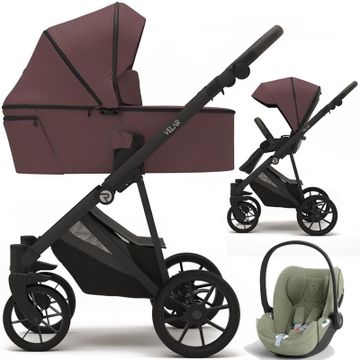 Riko VELAR wózek 3w1 z fotelikiem Cybex CLOUD T i-Size