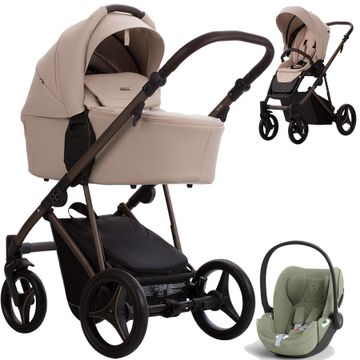 Bebetto PELPASSO Pro wózek 3w1 + fotelik Cybex CLOUD T i-Size