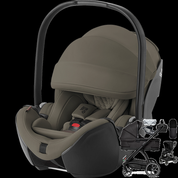 Muuvo TRICK wózek 3w1 z fotelikiem Britax BABY-SAFE Pro