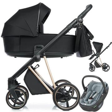 ROAN IVI 2.0 wózek 3w1 + fotelik Maxi Cosi CORAL 360