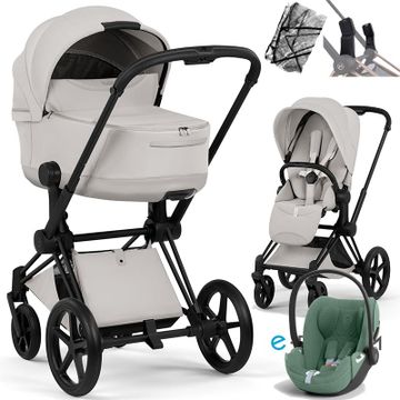 Cybex e-PRIAM 5.0 STYLE wózek 3w1 + fotelik Cybex CLOUD T i-Size