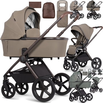 Venicci UPLINE 2 wózek 4w1 z fotelikiem Cybex CLOUD T i-Size + baza