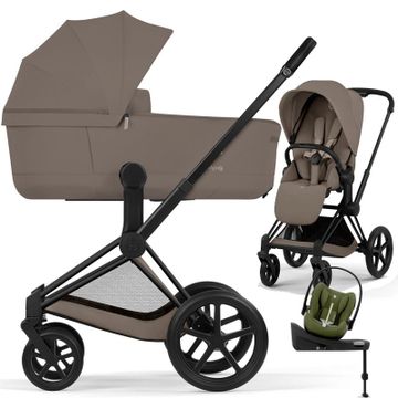 Cybex PRIAM 5.0 COMFORT wózek 4w1 + fotelik Cybex CLOUD G3 i-Size + Baza G3
