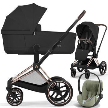 Cybex PRIAM 5.0 COMFORT wózek 3w1 + fotelik Cybex CLOUD T i-Size