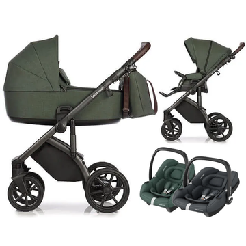 ROAN BASS NEXT wózek 3w1 z fotelikiem MAXI COSI CABRIO FIX i-Size