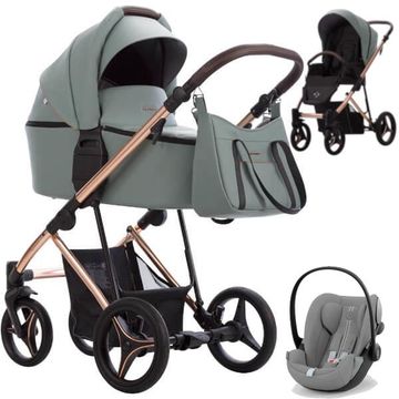 BEBETTO FLAVIO PREMIUM CLASS wózek 3w1 z fotelikiem Cybex CLOUD G i-Size