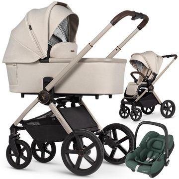 VENICCI TINUM Upline 2 wózek 3w1 | Maxi Cosi Cabrio Fix i-Size