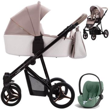 BEBETTO FLAVIO wózek 3w1 z fotelikiem CYBEX CLOUD T i-Size