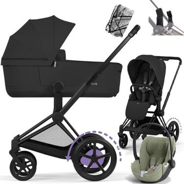 Cybex e-PRIAM 5.0 COMFORT wózek 3w1 + fotelik Cybex CLOUD T i-Size