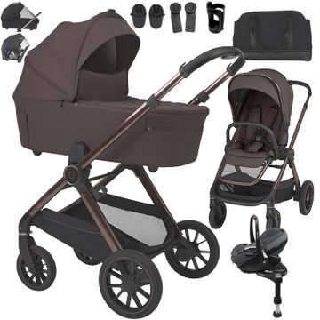 Espiro CODE wózek 4w1 + fotelik Maxi Cosi PEBBLE 360 PRO 2 + baza