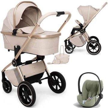 Muuvo QUICK BOHO wózek 3w1 z fotelikiem Cybex CLOUD T i-Size