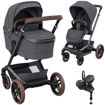 Maxi Cosi FAME wózek 4w1 + fotelik Maxi Cosi PEBBLE 360 PRO 2 + baza