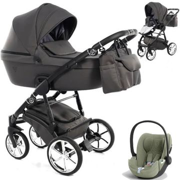 JUNAMA TERMO LINE TEX wózek 3w1 z fotelikiem CYBEX CLOUD T i-Size