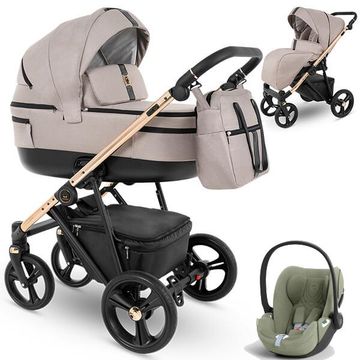 Camarelo BELAGIO wózek 3w1 z fotelikiem Cybex CLOUD T i-Size