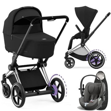 Cybex e-PRIAM 4.0 wózek elektryczny 3w1 + fotelik CLOUD T i-Size