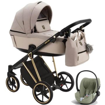 ADAMEX BELISSA SPECIAL wózek 3w1 + fotelik Cybex CLOUD T i-Size