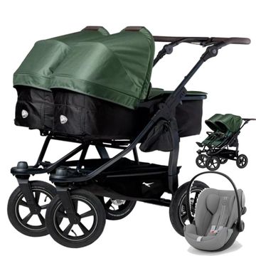TFK DUO 2 COMBI wózek 3w1 z 2 fotelikami CYBEX CLOUD G i-Size