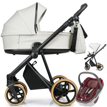 ROAN IVI 2.0 wózek 3w1 + fotelik Maxi Cosi CORAL 360