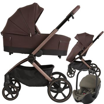 Adamex COMO wózek 3w1 + fotelik Britax BABY-SAFE PRO