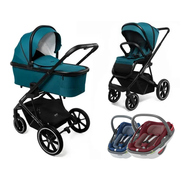 Muuvo SLICK 2.0 wózek 3w1 z fotelikiem Maxi Cosi CORAL 360