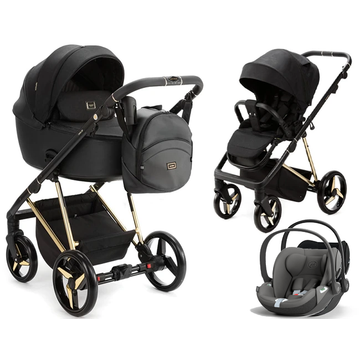 Adamex BLANC SPECIAL EDITION wózek 3w1 z fotelikiem Cybex CLOUD T i-Size