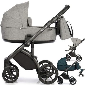 ROAN BASS NEXT wózek 3w1 z fotelikiem MAXI COSI CORAL 360